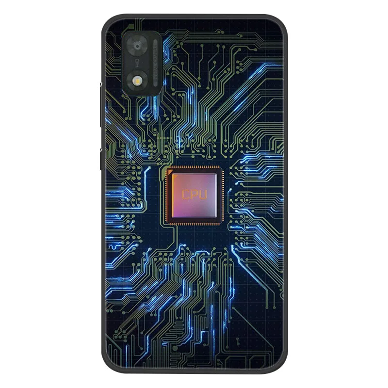 Funda negra de silicona suave para teléfono, carcasa protectora completa A prueba de golpes para ItelA17, ItelA17 - imagen 5