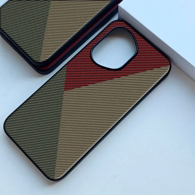 Para Huawei Honor 400 Pro funda de lujo de cuero PU mate empalme funda protectora trasera para Honor 400 Pro versión Global Shell - imagen 4