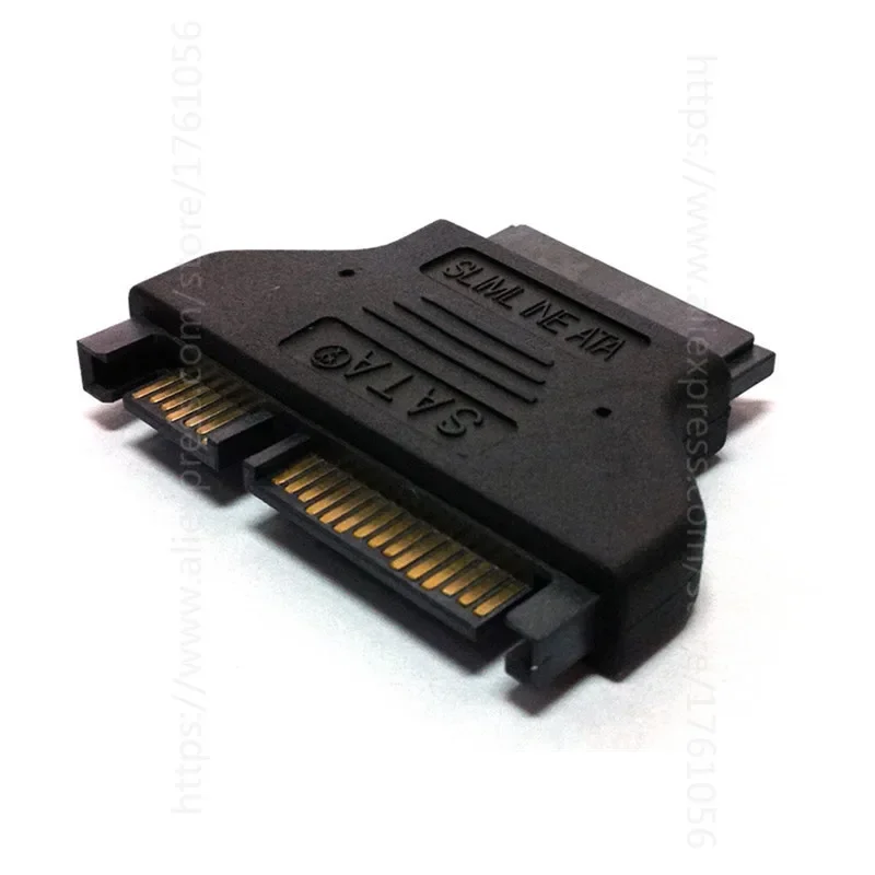 Adaptador convertidor SATA 7 + 15 22 pines macho a Mini Slim SATA 7 + 6 pines 13 pines hembra - imagen 4