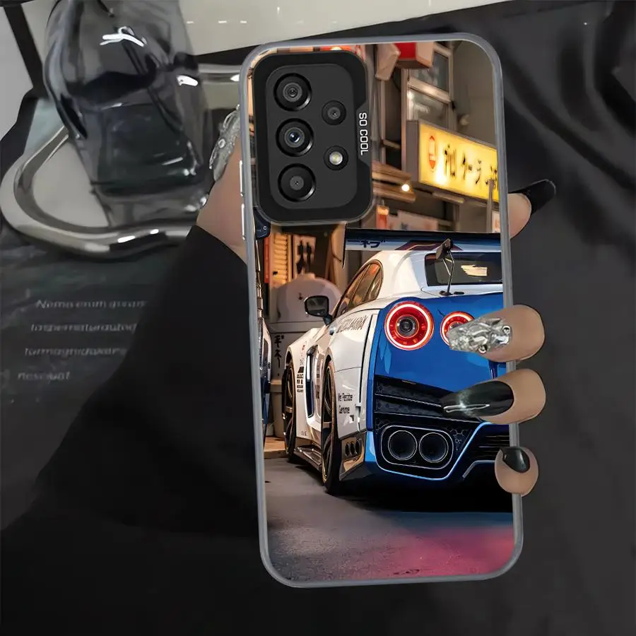 Funda trasera para teléfono Samsung Galaxy A24 A25 A17 A20s A11 A12 A36 A35 A32 A34 A26 A31 A15 A16 A13 A14 A21s A23 coche de dibujos animados - imagen 5