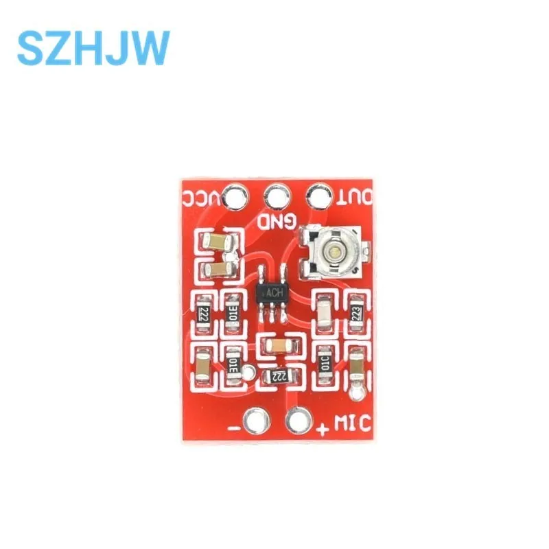 Placa amplificadora de micrófono electret MAX4466, preamplificador de captación de ganancia ajustable, 1/5/10 Uds. - imagen 5