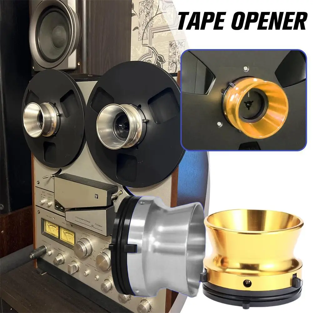 Adaptadores de buje Nab profesionales, abridor de aleación de aluminio pulido de 10 pulgadas para Studer Revox para Akai para Teac nuevo B1r0, 1 unidad - imagen 3