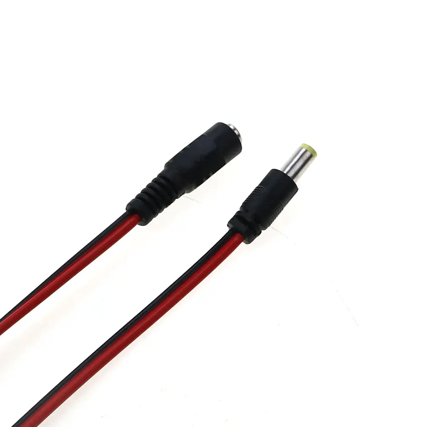 Cable de alimentación para cámara de vigilancia, conector macho y hembra para tira de luces LED de 12V, DC 5,5x2,1mm, 5050, 2835, 1 unidad - imagen 3