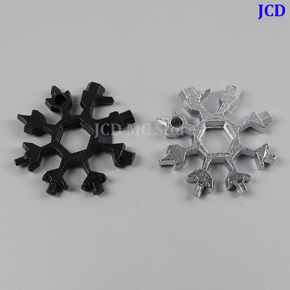 Herramienta de llave de copo de nieve multifuncional, hexágono octogonal de acero, portátil, 18 en uno, Mini llave Universal - imagen 3