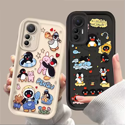 Funda para Xiaomi 13T 14T 11T 12T 13 12 11 Lite 5G NE POCO X6 X5 F6 F5 F3 X4 GT X3 NFC M5S C65 M6 Pro 4G lindo pingüino Pingu