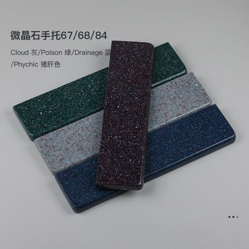 Nuevo reposamuñecas para teclado de mármol, cómodo reposamanos personalizado para teclado mecánico 60/68/84/88/96, compatible con teclados de muñecas - imagen 3