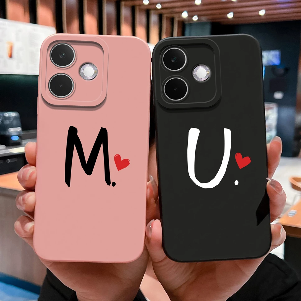 Para Oppo A5 Pro 4G 5G Funda de teléfono estilo Simple letra suave suave carcasa de silicona líquida para OppoA5Pro Funda antideslizante ligera