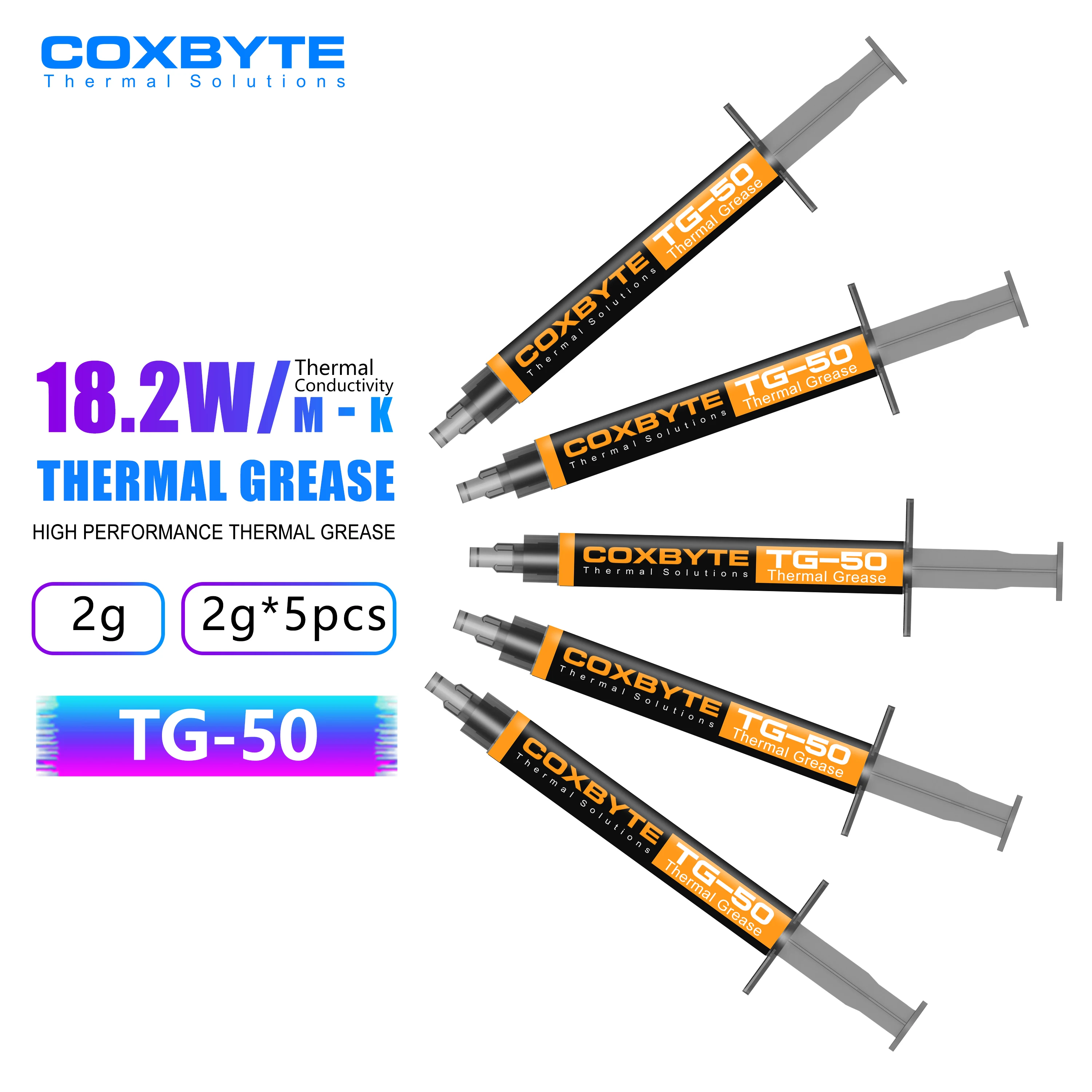 Coxbyte Pasta Térmica 18,2 W/mK CPU GPU - imagen 4