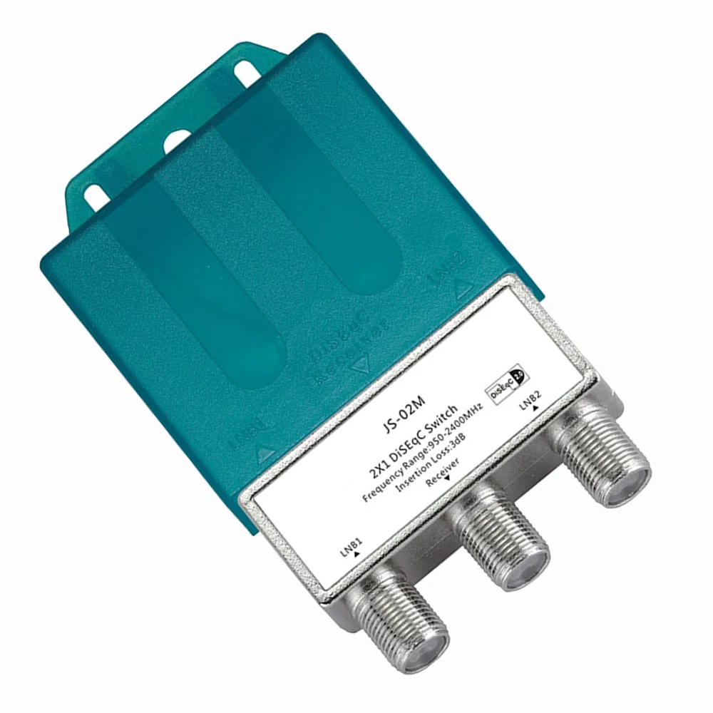 950-2400MH TV DS-04M impermeable Satélite 2x1 DiSEqC interruptor antena FTA plato plano LNB multiinterruptor para receptor de TV satélite - imagen 5