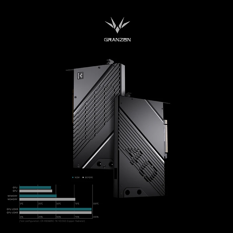 Granzon GBN-PNY4080VERTO bloque de agua para PNY RTX 4080 16GB XLR8 Gaming VERTO EPIC-X ARGB OC tarjeta GPU/radiador de refrigeración de cobre - imagen 5