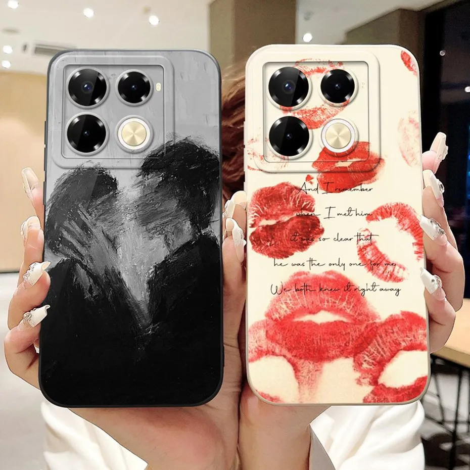 Diseño genial para Infinix Note 40 Pro + 40X 5G funda protectora de teléfono para Infinix Note 40 Pro Plus fundas de gelatina de silicona suave - imagen 2