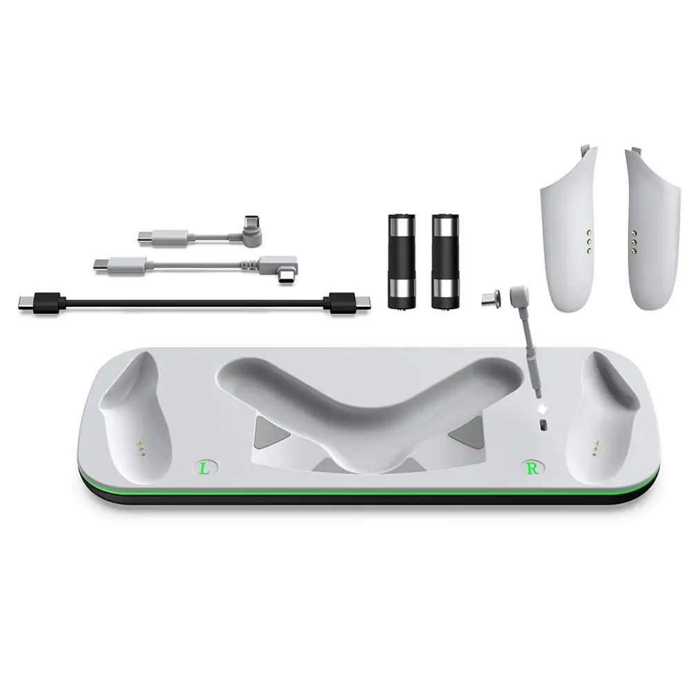 Base de carga para casco Meta 3S VR, controlador VR, estación de carga Universal con accesorios de indicador LED - imagen 2