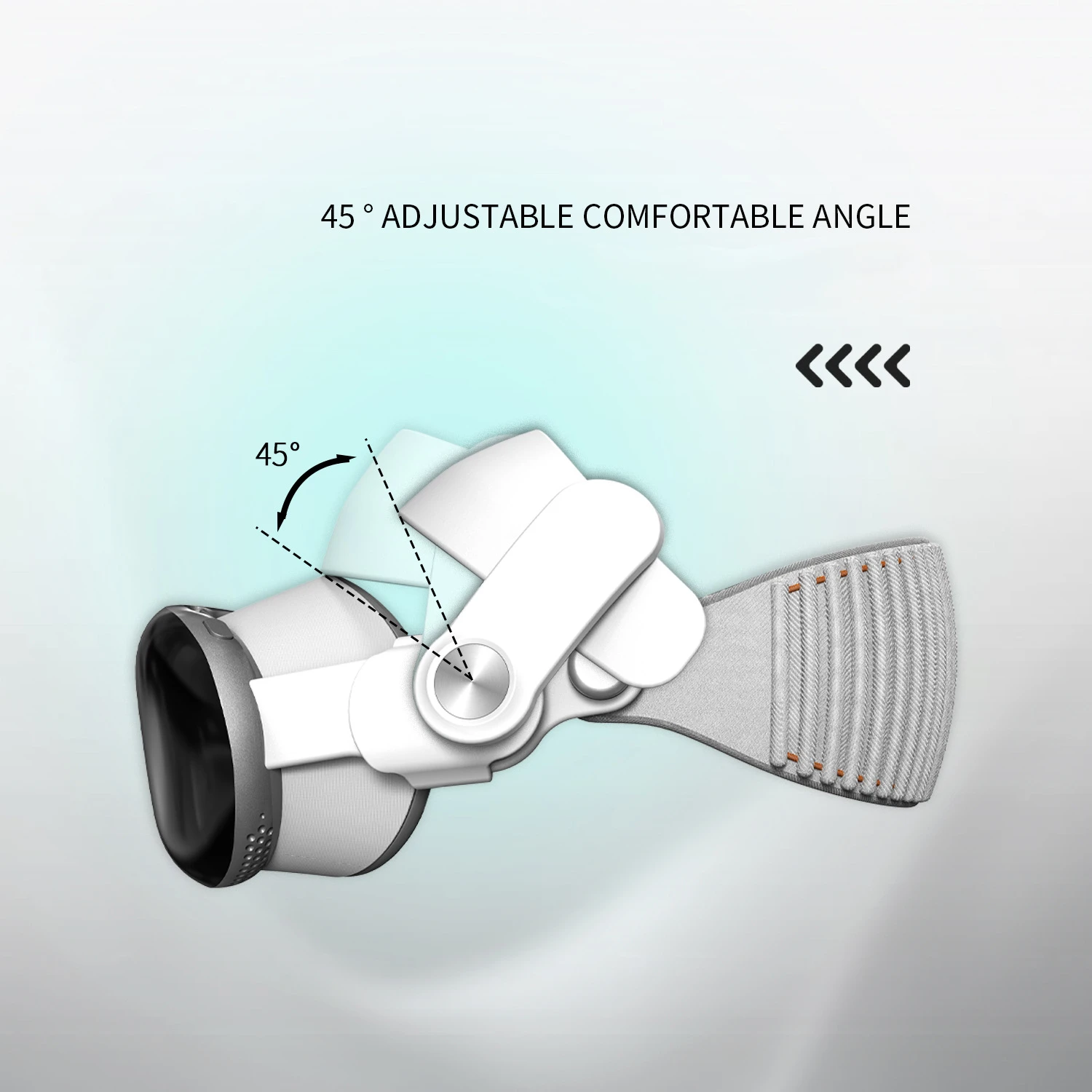 Soporte para correa para la cabeza Vision Pro, accesorio VR de descompresión facial cómodo y ajustable para la cabeza Vision Pro - imagen 5