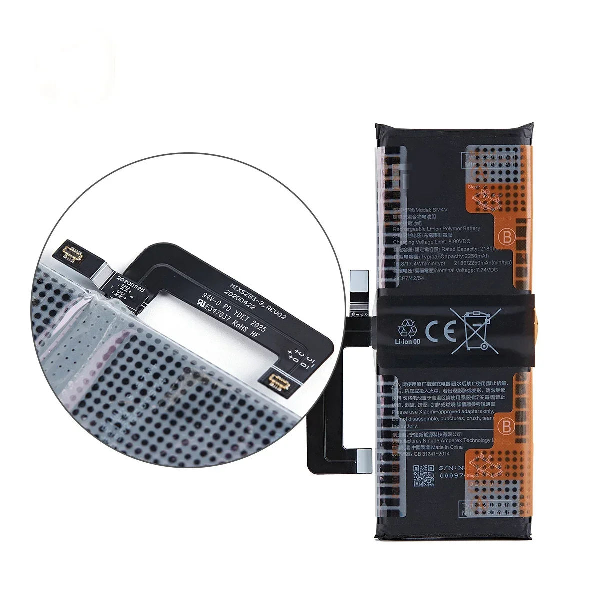 Nueva batería BM4V 4500mAh para Xiaomi Mi 10 Ultra baterías de repuesto para teléfono + herramientas - imagen 3