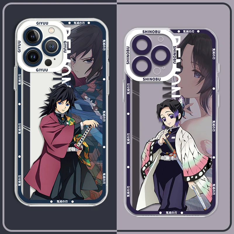 Funda transparente de Demon Slayer para Samsung Galaxy, M53, M33, M52, M42, M22, 5G, M32, M13, 4G, M62, M51, M31S, M22, M21, M12, M11, M02, M02S, M01