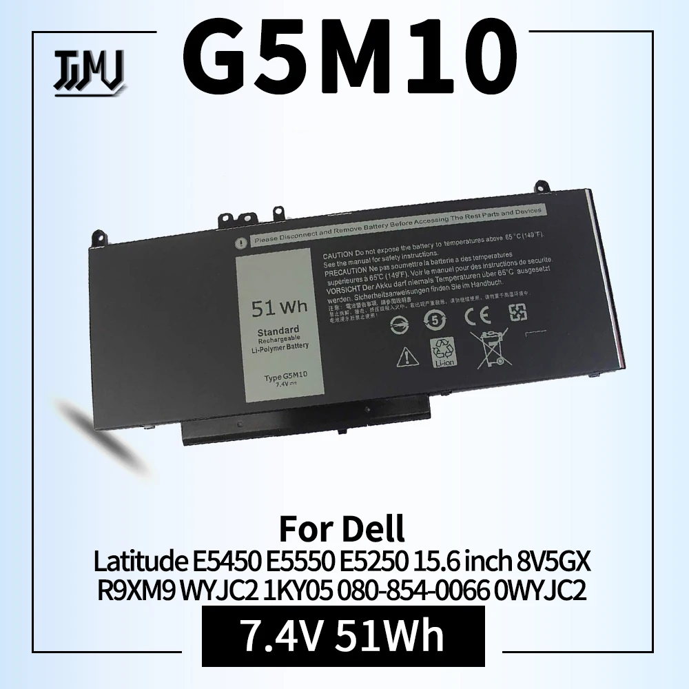 Batería Dell Latitude E5550 E5450 E5250 – Compatible Original - imagen 3