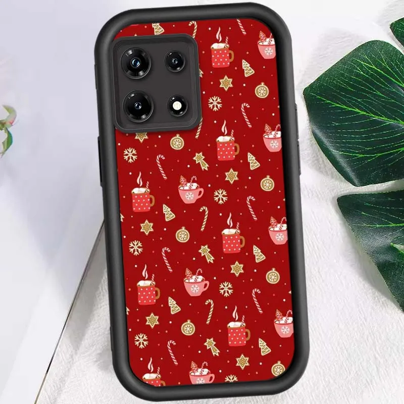 Funda con patrón de arte navideño para Infinix Tecno Spark Camon Smart Zero Go 1 7 8 8C 9 10 30 40 Plus, funda para teléfono con escalera ocular - imagen 4