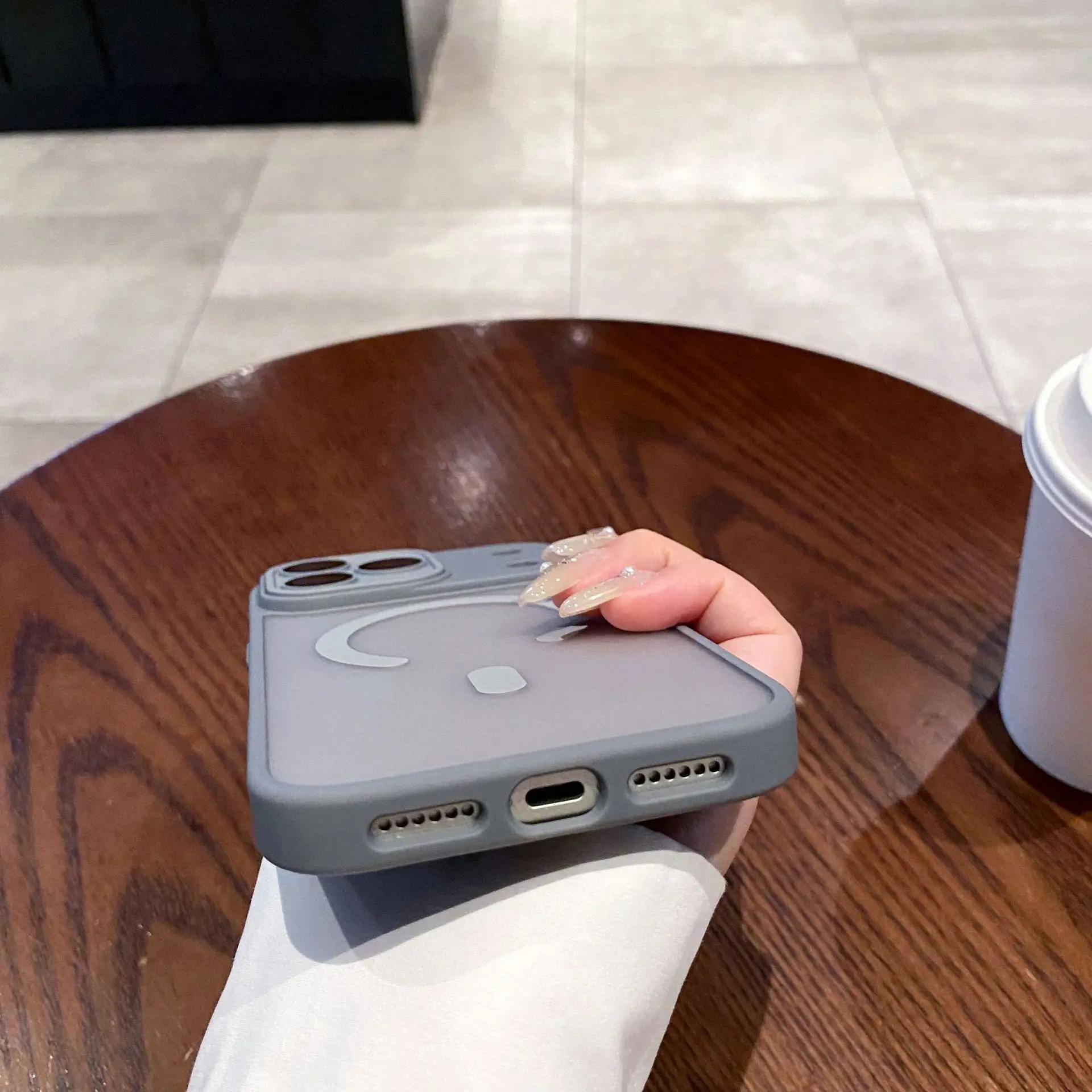 Funda protectora de lente de cámara naranja para Magsafe iPhone 17 Pro Max Air 16 Plus 15 14 13 12 17Pro Mag accesorios de cubierta de teléfono seguro - imagen 4