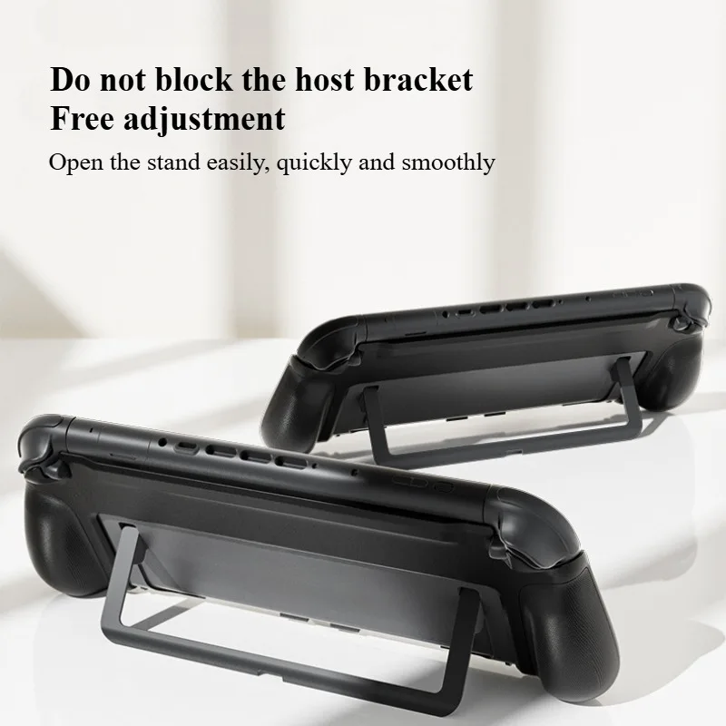 Para consola de juegos Nintendo Switch 2, agarre antideslizante con soporte, cómodo soporte de agarre ergonómico para accesorios Switch 2 - imagen 5