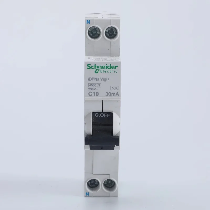 Schneider-Disyuntor de fuga de una sola pieza, iDPNa Vigi de generación A9, doble entrada, doble salida, 20 A, excelente diseño, fácil instalación - imagen 4