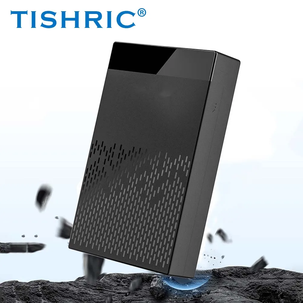 TISHRIC Caja de disco duro externo HDD para disco duro Estuche externo de 3,5 pulgadas con USB3.0 TypeC para juegos PC portátil PS5 /4