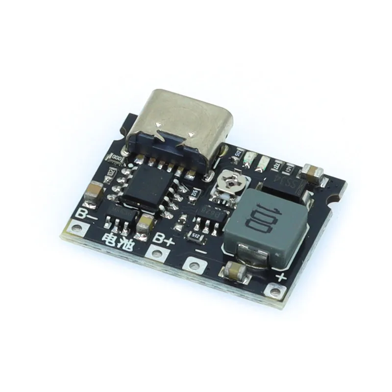 Placa de cargador de batería de iones de litio 3,7 tipo C, USB 4,2 V, 18650 V, 1A, 5W, módulo de refuerzo de aumento de DC-DC, piezas de Kit de bricolaje, TP4056 - imagen 3