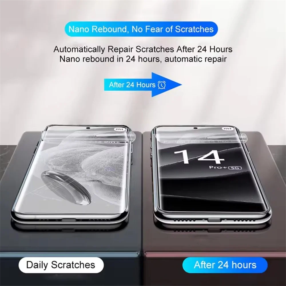 Película de hidrogel 4 en 1 para Xiaomi 15 14 13 Ultra 11 Lite Protector de pantalla de lente de cámara para Xiaomi 14T 13T 12T 11T 10T Pro no vidrio - imagen 2