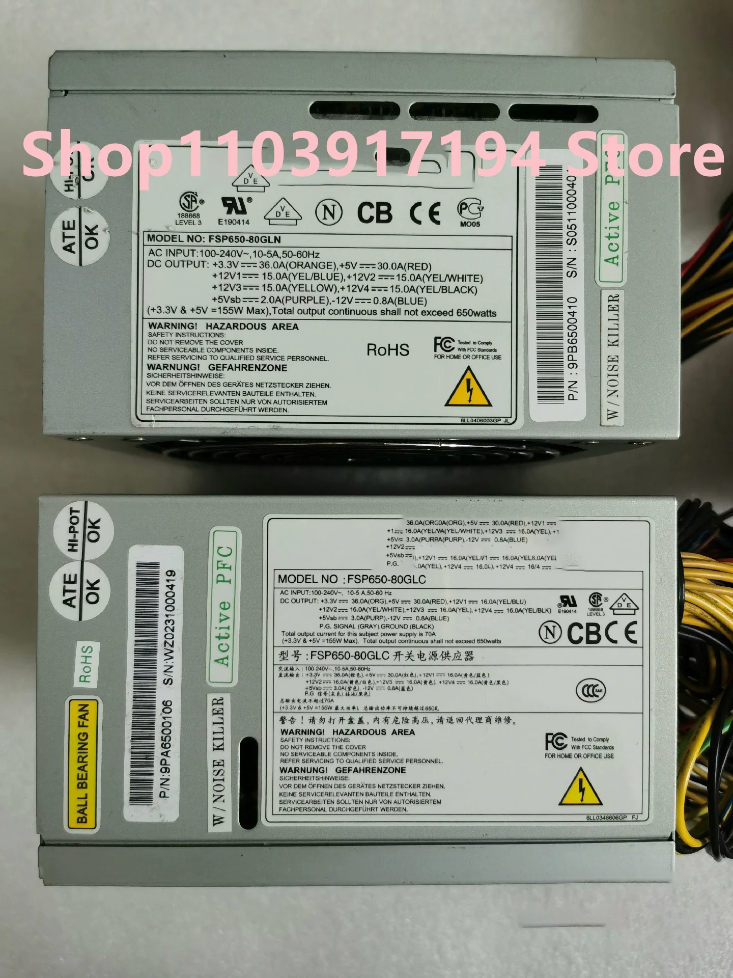 PARA FSP 650-80GLC FSP650-80GLN 650W Fuente de alimentación, una pieza - imagen 2