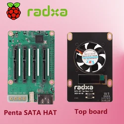 Radxa Rock Pi Penta HAT SATA para Raspberry Pi 5
