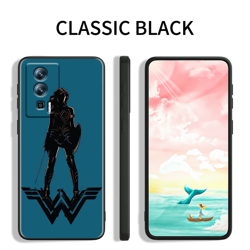 Película Wonders Womans Hero para Xiaomi Redmi 9A 9C 9AT 10C 9 9T 10 12C 13C A3 12 K60 A1 K50 K40 5G, funda negra para teléfono - imagen 4