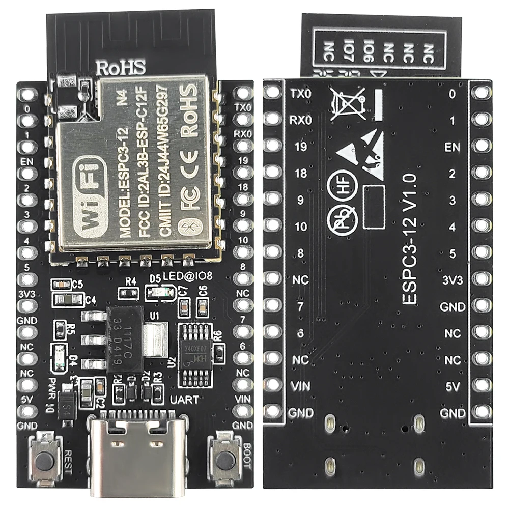 Nueva placa de desarrollo ESP32 C3 módulo Wifi BT RISC-V ESP32-C3 de un solo núcleo de 32 bits N4 4MB Flash 26PIN TYPE-C - imagen 2