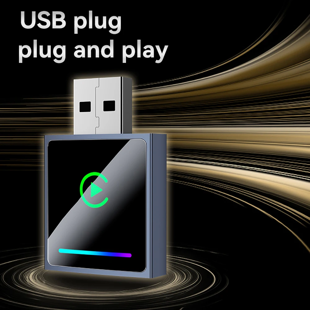 Adaptador inalámbrico CarPlay y Android Auto 2 en 1, Dongle Plug & Play, CarPlay Universal, convierte cable a conexión automática rápida inalámbrica - imagen 5