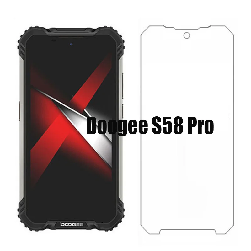 3 uds para Doogee S98 Pro S58 S59 S86 S88 Plus S95 S96 V10 V20 5G N40 N30 X93 X95 X96 película protectora de pantalla de vidrio templado - imagen 3