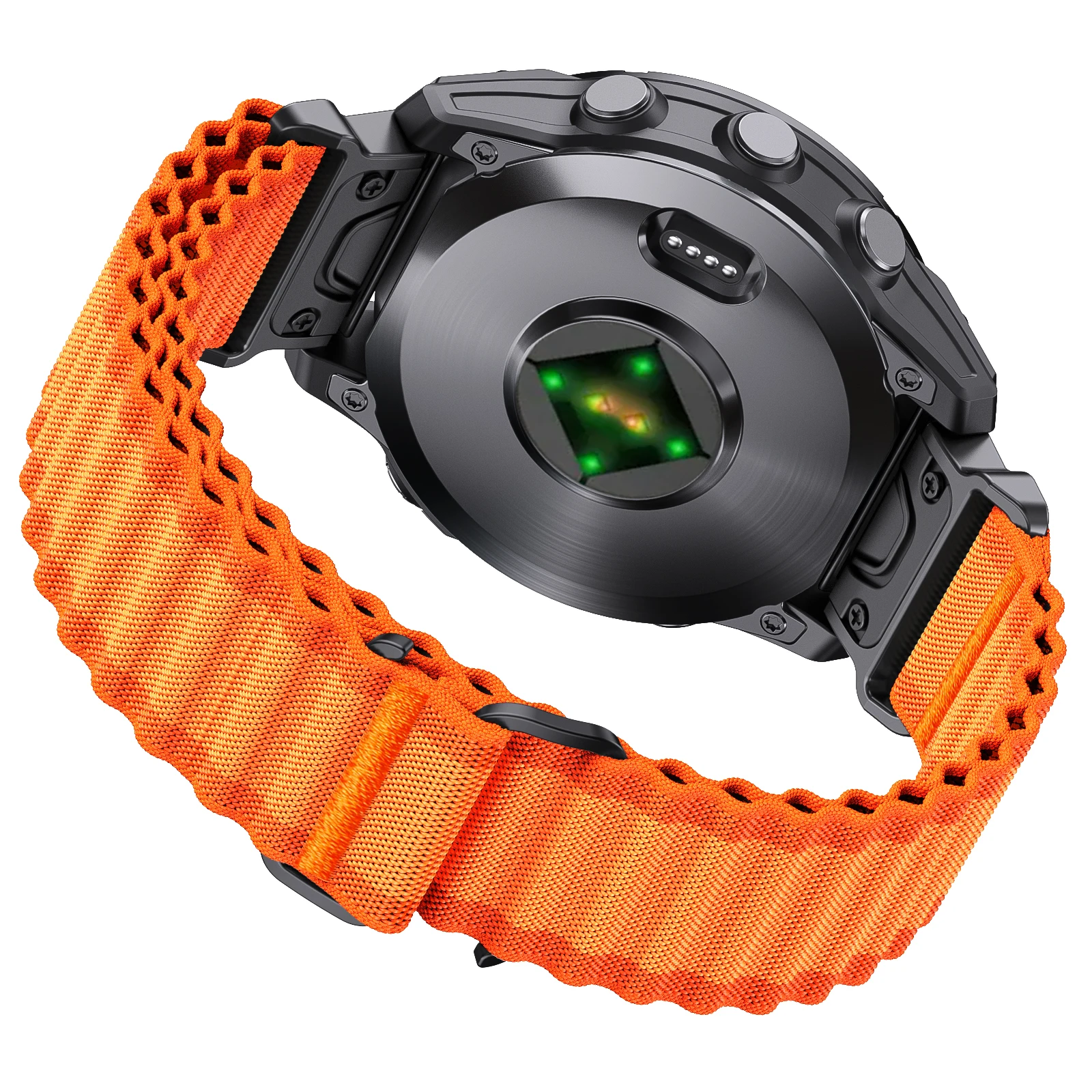 Correa de nailon de dos tonos QuickFit de 26mm y 22mm para Garmin Fenix E 8 7X 7 6 6X/Epix Pro Gen 2 51mm 47mm/accesorios de correa de reloj Tactix - imagen 4