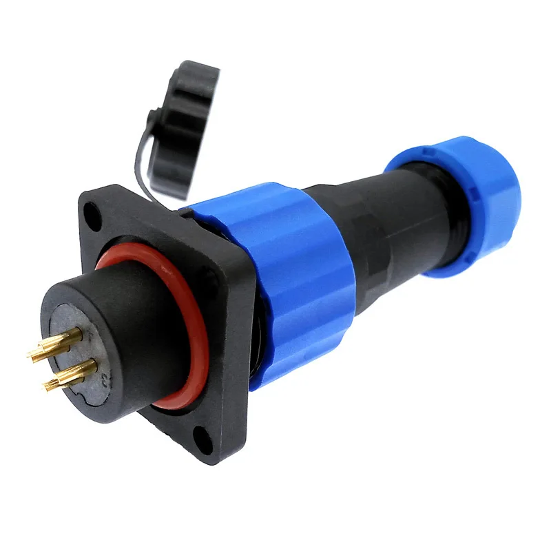 Conector SP16 IP68 Macho Hembra – Cable Impermeable - imagen 2