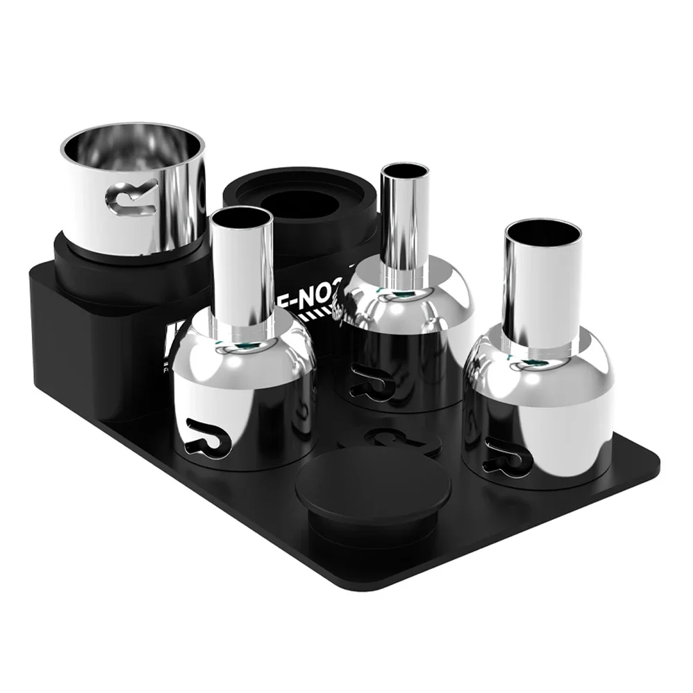 RF4 RF-NO24 pistola de aire caliente boquilla de codo almohadilla de almacenamiento cabeza de pistola de aire reparación de microscopio teléfono móvil boquilla de pistola de aire especial almohadilla de silicona