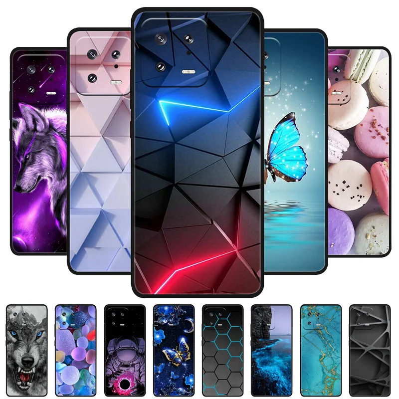 Para Xiaomi 13 Pro funda trasera de silicona funda de teléfono para Xiomi Xiaomi Mi13 Mi 13 13 Pro fundas a prueba de golpes 13pro coque de parachoques suave