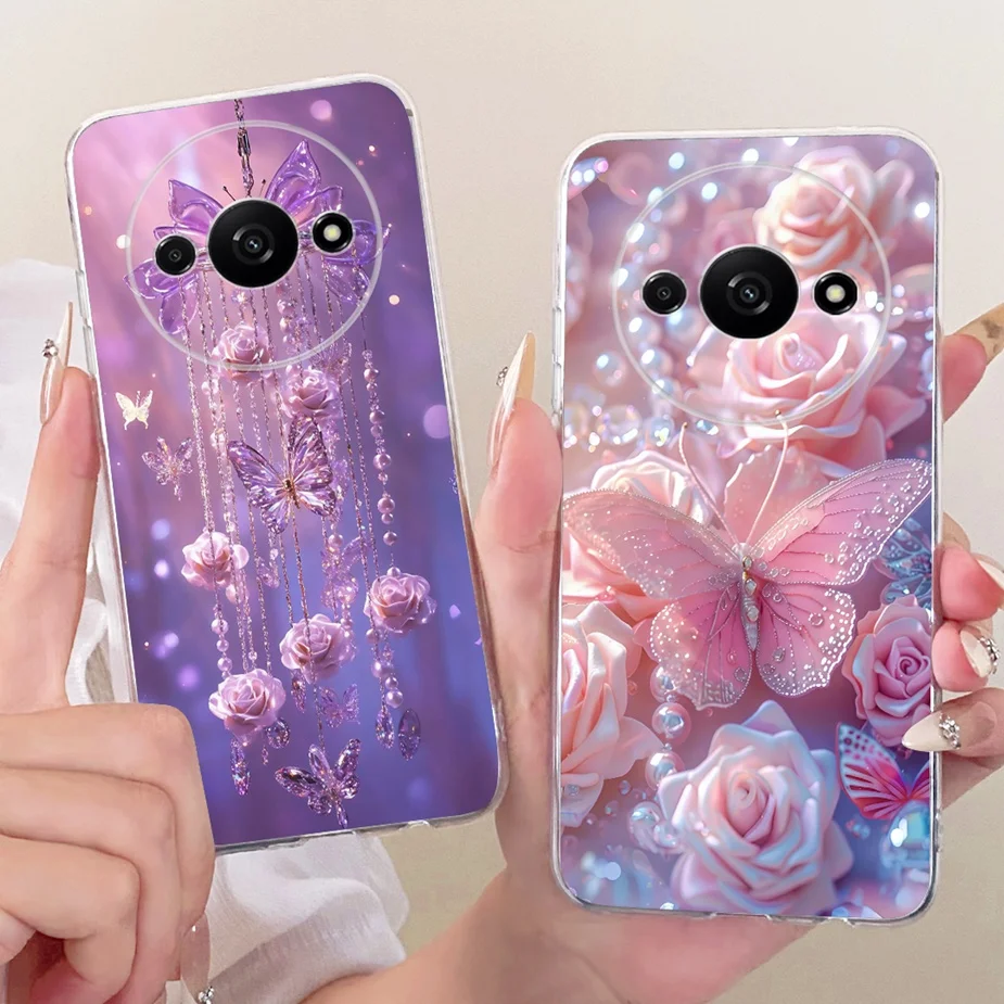 Para Xiaomi Redmi A3 A3x A4 funda Cool Dragon moda cubierta pintada suave funda de teléfono delgada para Redmi A3 Pro A4 RedmiA3 RedmiA4 Shell - imagen 4