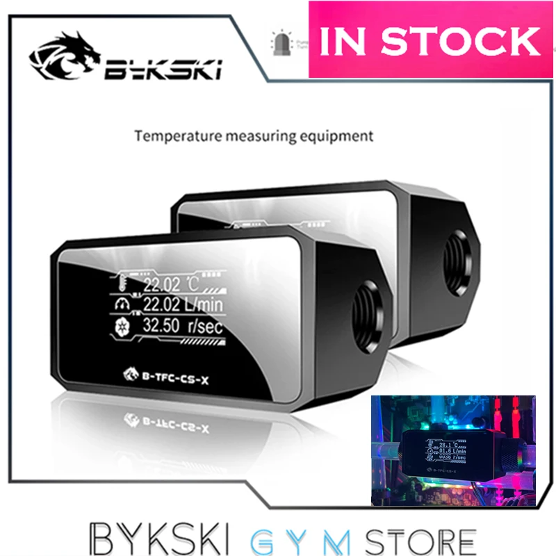 Bykski Alarma Refrigeración Agua Ordenador Sistema Monitor 3 1 Pantalla Digital OLED Temperatura Flujo B-TFC-CS-X - Vista principal del producto