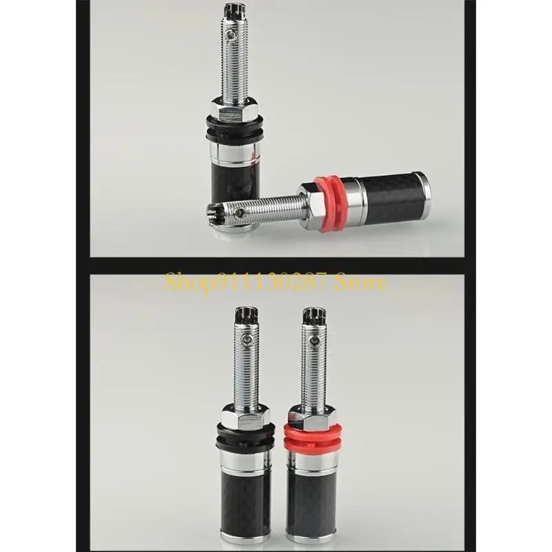 J1HC 1 par altavoz terminal rodio bloques terminal plateado amplificador tornillo largo conectores enchufe gato - imagen 3