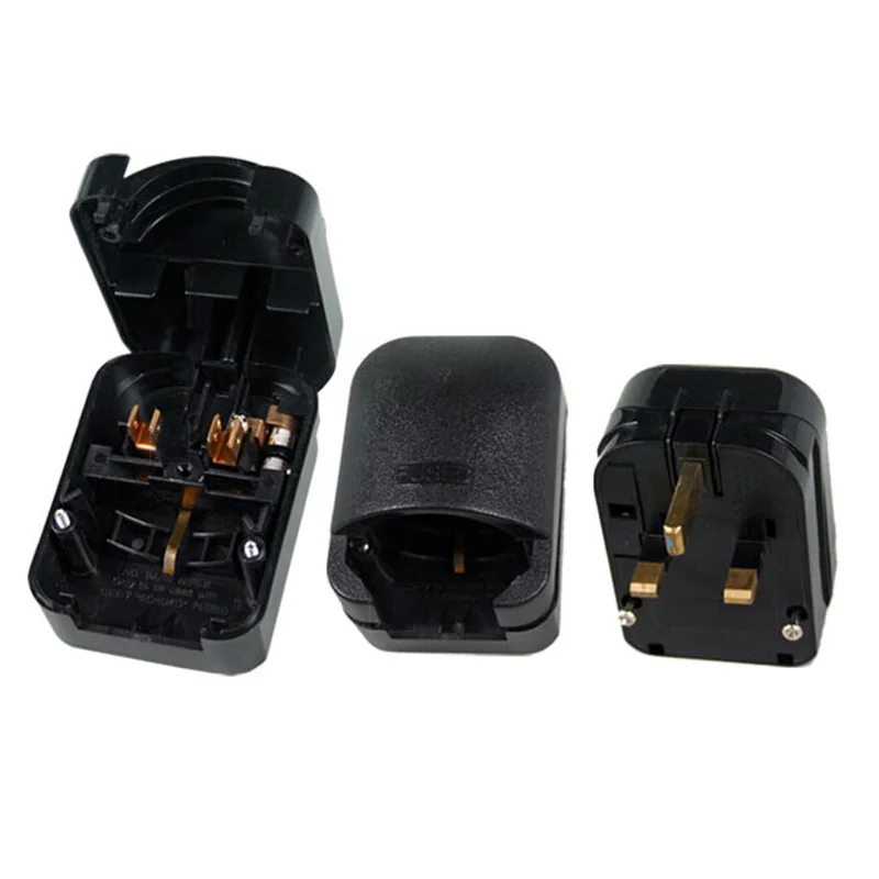 Cable de alimentación Universal de 13A, 250V, HK, Singapur, Malasia, Reino Unido, conector convertidor de cable en línea, adaptador de UE a Reino Unido, enchufe fundido - imagen 4