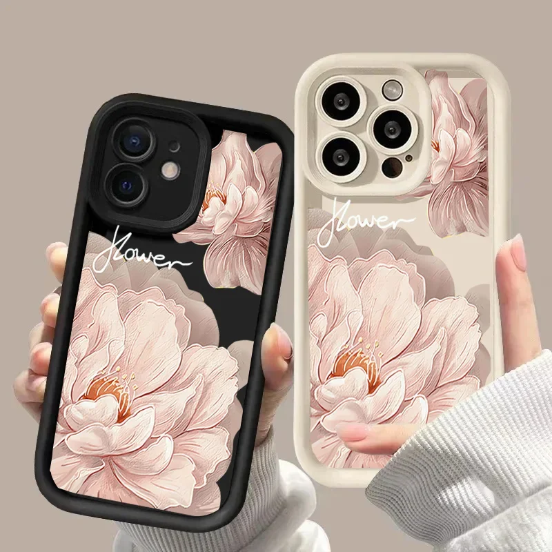 Funda de teléfono para Google Pixel 9 8 7 Pro 5G Pixel 7A 8A 9 Pro XL moda hermosa flor estampado Floral funda mate suave de silicona
