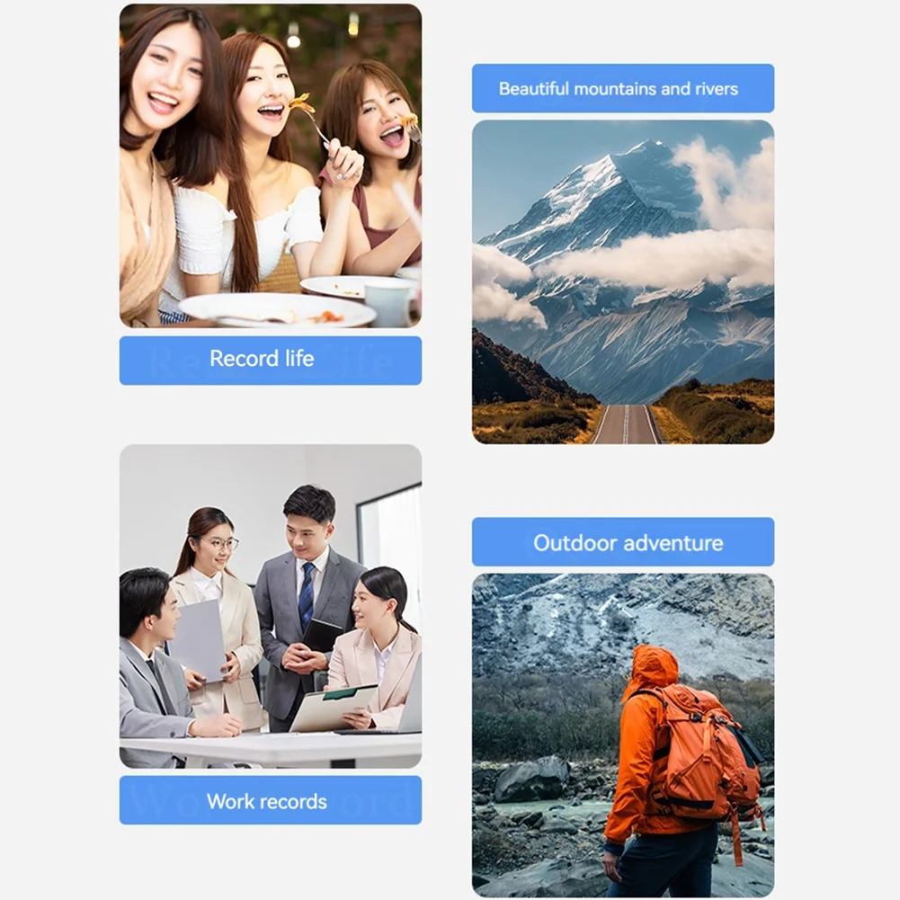 HJD-02 Cámara Digital 4K, cámara Selfie de viaje, grabadora de vídeo de bolsillo 4K, cámara pequeña portátil de 64MP para niños, estudiantes, cámara pequeña - imagen 5