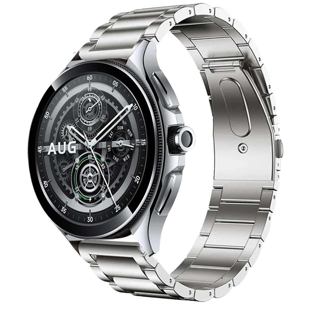 Correa de titanio de 22mm para Xiaomi Mi Watch Color Band reloj Color 2 Correa de muñeca para Mi Watch Watch 2 Pro S3 S2 S1 pulsera activa - imagen 2