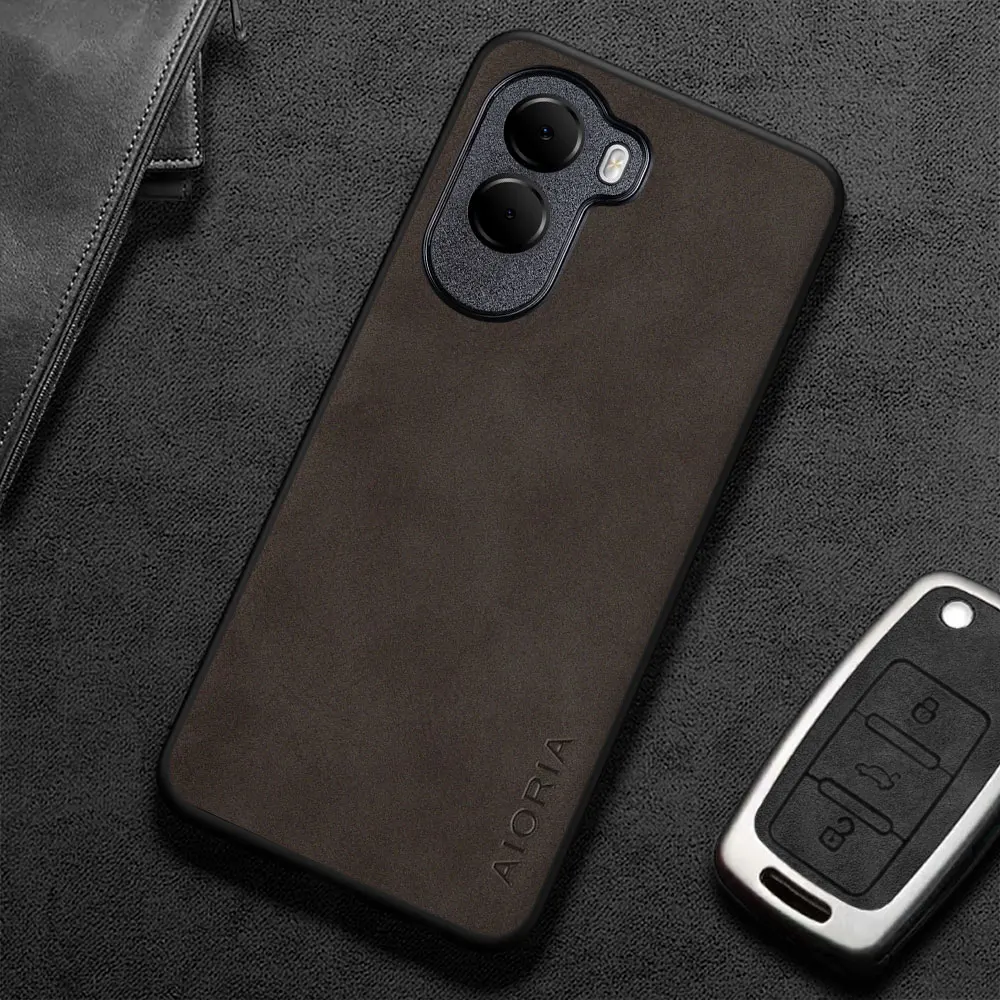 Para POCO M7 4G funda Capa moderna y elegante funda de teléfono de cuero PU Premium para POCO M7 Pro 5G coque funda - imagen 4