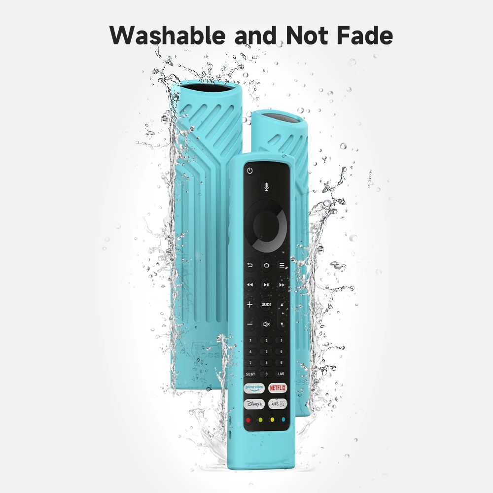 Funda protectora de silicona para Xiaomi TV F2 Fire tv, funda a prueba de golpes con control remoto por voz alexa, 43" - imagen 5