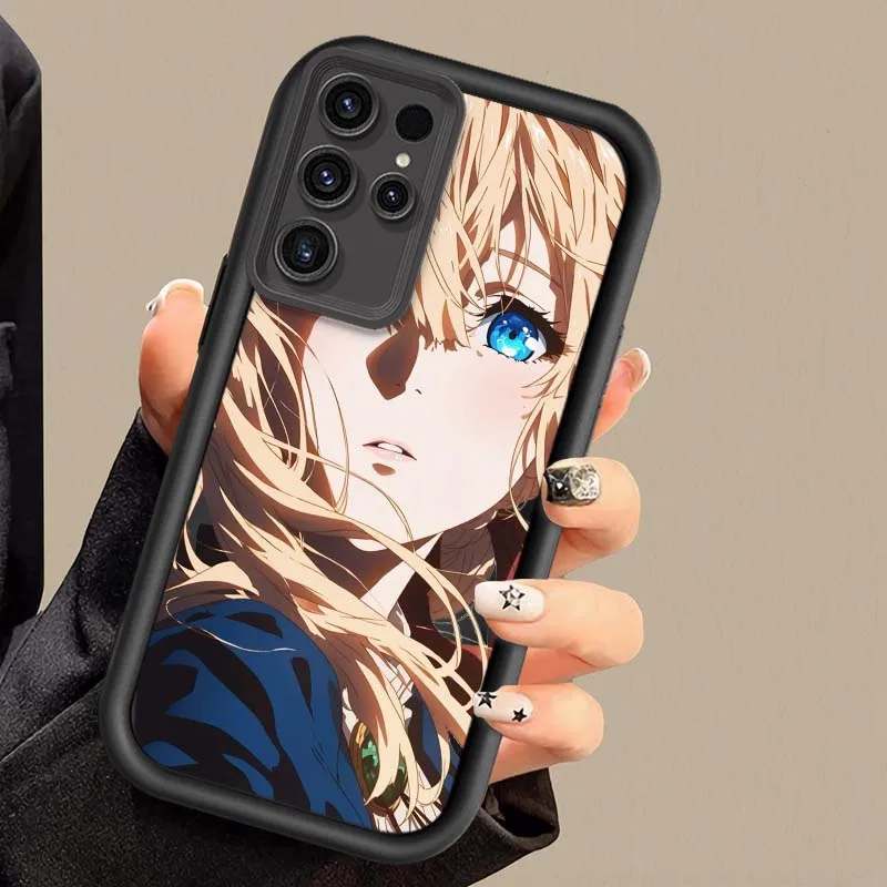 Violet Evergarden para Samsung Galaxy S25 S24 S23 S22 S21 S20 Ultra Plus FE 5G Eye Ladder funda de teléfono - imagen 4