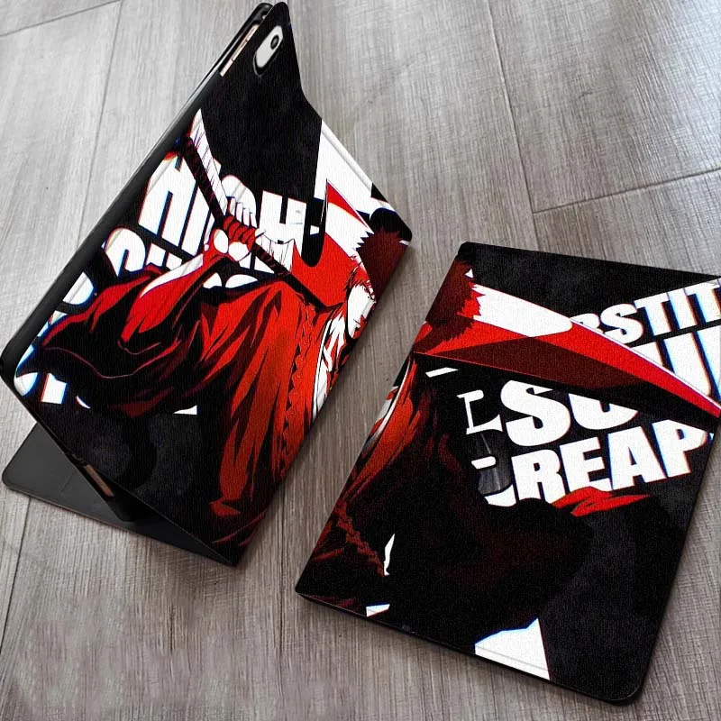 Bleach Anime Cool Shinigami para iPad Pro Air Mini 1 2 3 4 5 6 7 7th 8th 9th 10th 11th 10,2 9,7 10,5 10,9 11 12,9 funda para tableta - imagen 3