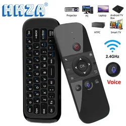 HKZA W1 PRO Mini Teclado Inalámbrico Air Mouse Recargable