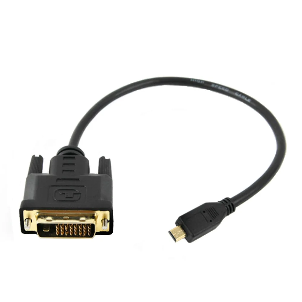 Cable Adaptador Micro HDMI a DVI 1080p 3D para XBOX PS3 Monitor - imagen 4